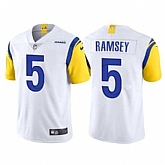 Nike Rams 5 Jalen Ramsey White Vapor Untouchable Limited Jersey Dzhi,baseball caps,new era cap wholesale,wholesale hats